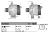 Генератор (14В, 150А) TOYOTA PREVIA III 2.4 10.05- DENSO DAN1482 (фото 3)