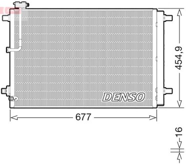 Радіатори кондиціонера Audi A8 DENSO DCN02046