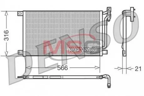 Автозапчасть DENSO DCN05003
