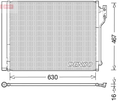 Радіатор кондиціонера DENSO DCN05031