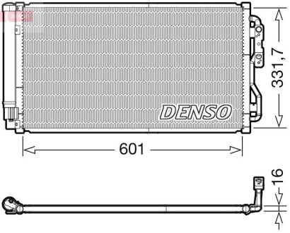 Радіатор кондиціонера DENSO DCN05033