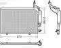 Конденсатор кондиціонера FORD Fiesta VI 1.0 2008 - DENSO DCN10050 (фото 1)