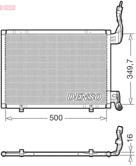 Радіатор кондиціонера DENSO DCN10064