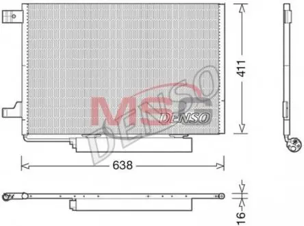 Конденсатор DENSO DCN17006 (фото 1)