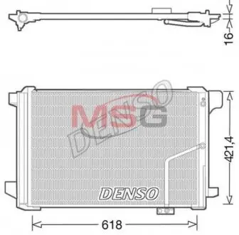 Радиатор кондиционера (с осушителем) DENSO DCN17035