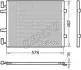 Радіатор кондиціонераNISSAN PRIMASTAR (X83) 01-; RENAULT TRAFIC II (FL) 01-; OPEL VIVARO A Combi (J7) 01-14 DENSO DCN20041 (фото 2)