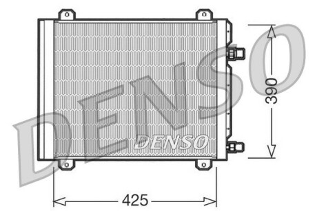 Радиатор кондиционера DENSO DCN23004