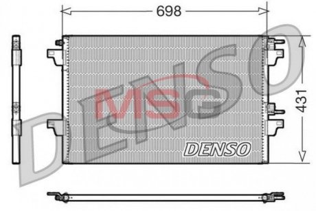 Радіатор кондиціонера DENSO DCN23021