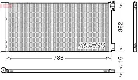 Конденсер кондиціонера DENSO DCN23042