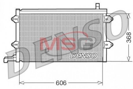 Радіатор кондиціонера DENSO DCN32003 (фото 1)