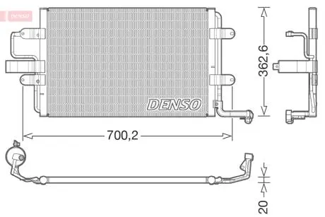 Конденсатор DENSO DCN32022 (фото 1)