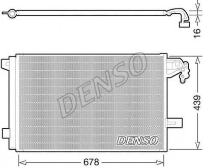 Радиатор кондиционера (Конденсатор) DENSO DCN32063