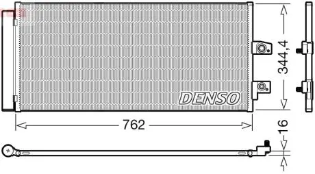Радіатори кондиціонера Volvo XC40, 17- DENSO DCN33016