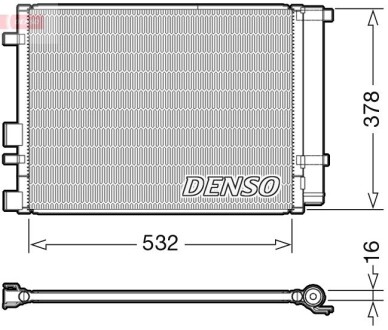 Радиатор кондиционера DENSO DCN41006