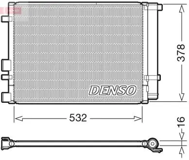 Радиатор кондиционера DENSO DCN41006