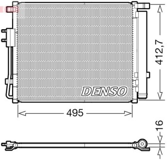 Радиатор кондиционера DENSO DCN41012 (фото 1)