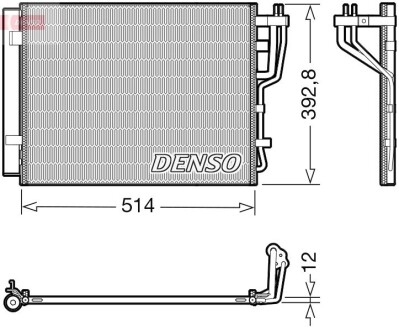 Радіатор кондиціонера DENSO DCN41014