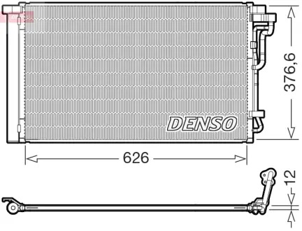 Радіатор кондиціонера DENSO DCN41026