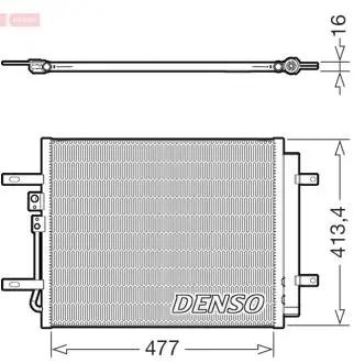 Радіатор кондиціонера DENSO DCN41029