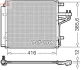 Конденсатор кондиціонера (з осушувачем) KIA PICANTO III 1.0/1.0LPG/1.2 03.17- DENSO DCN43012 (фото 1)