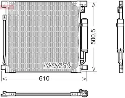 Радіатор кондиціонера DENSO DCN45013
