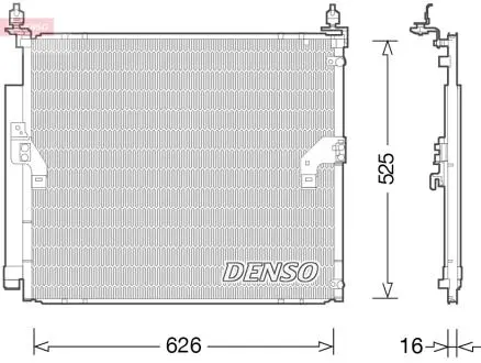 Радіатор кондиціонера DENSO DCN50034