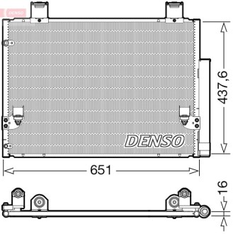 Конденсер кондиціонера DENSO DCN50057 (фото 1)