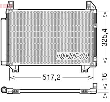 Радіатор кондиціонера DENSO DCN50101