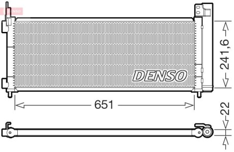 Радіатори кондиціонера RAV-4, 13- DENSO DCN50123