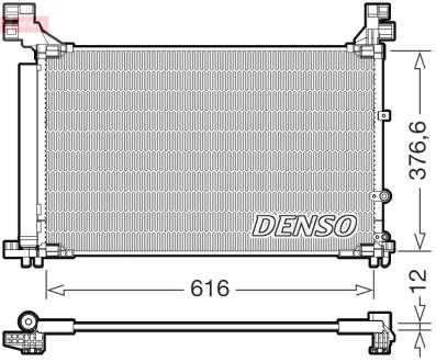 Радіатор кондиціонера DENSO DCN50133