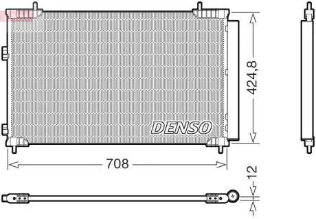 Радіатор кондиціонера DENSO DCN51018