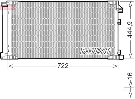 Радіатор кондиціонера DENSO DCN51019