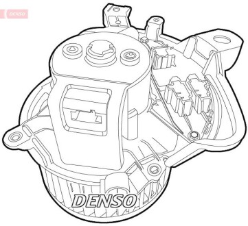 Вентилятор салона DENSO DEA01011