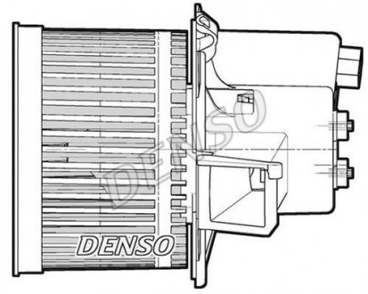 Вентилятор, конденсатор кондиціонера DENSO DEA09061