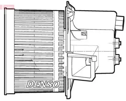 Вентилятор, конденсатор кондиционера DENSO DEA09061