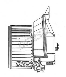 Вентилятор, конденсатор кондиціонера DENSO DEA09200 (фото 1)