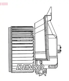 Вентилятор, конденсатор кондиционера DENSO DEA20200