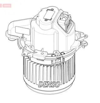 Вентилятор салону DACIA DUSTER, LOGAN II, LOGAN MCV II, SANDERO II 0.9-1.6LPG 04.10- DENSO DEA23023