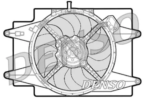 Вентилятор, охлаждение двигателя DENSO DER01001