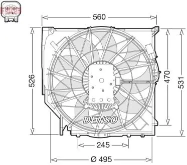 Автозапчасть DENSO DER05008