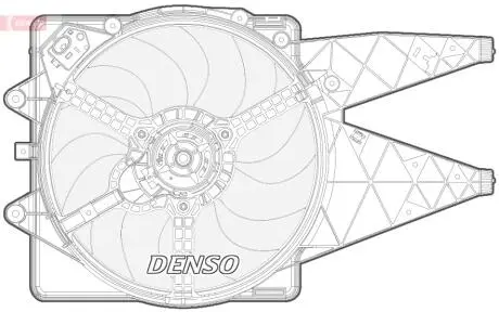 Вентилятор радіатора DENSO DER09092