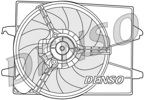 Вентилятор, охлаждение двигателя DENSO DER10003
