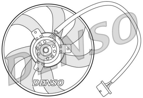 Вентилятор, охлаждение двигателя DENSO DER32003