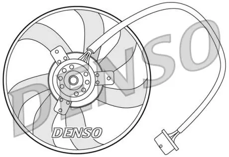 Вентилятор, охлаждение двигателя DENSO DER32003