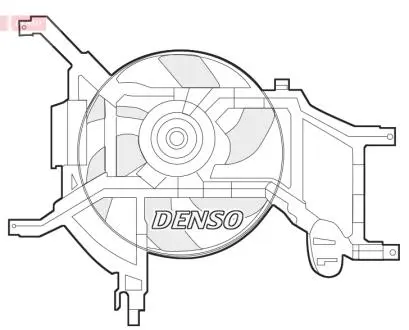 Вентилятор радіатора DENSO DER37002