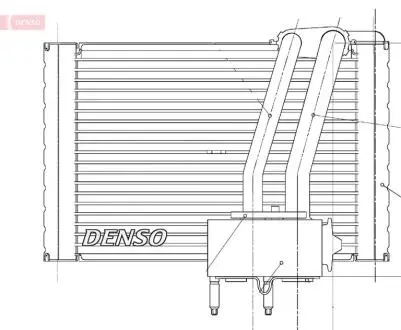 Испаритель кондиционера DENSO DEV07005