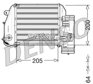 Інтеркулер DENSO DIT02024