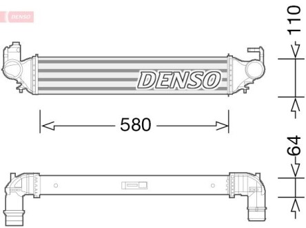 Теплообмінник DENSO DIT09117 (фото 1)