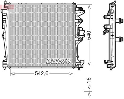 Радиатор DENSO DRM01004