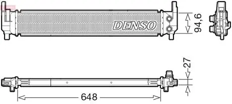 Радиатор охлаждения DENSO DRM02042